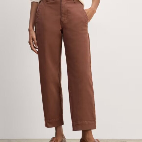 Everlane Brown Straigh Leg Jeans/Pants - Picture 2 of 9